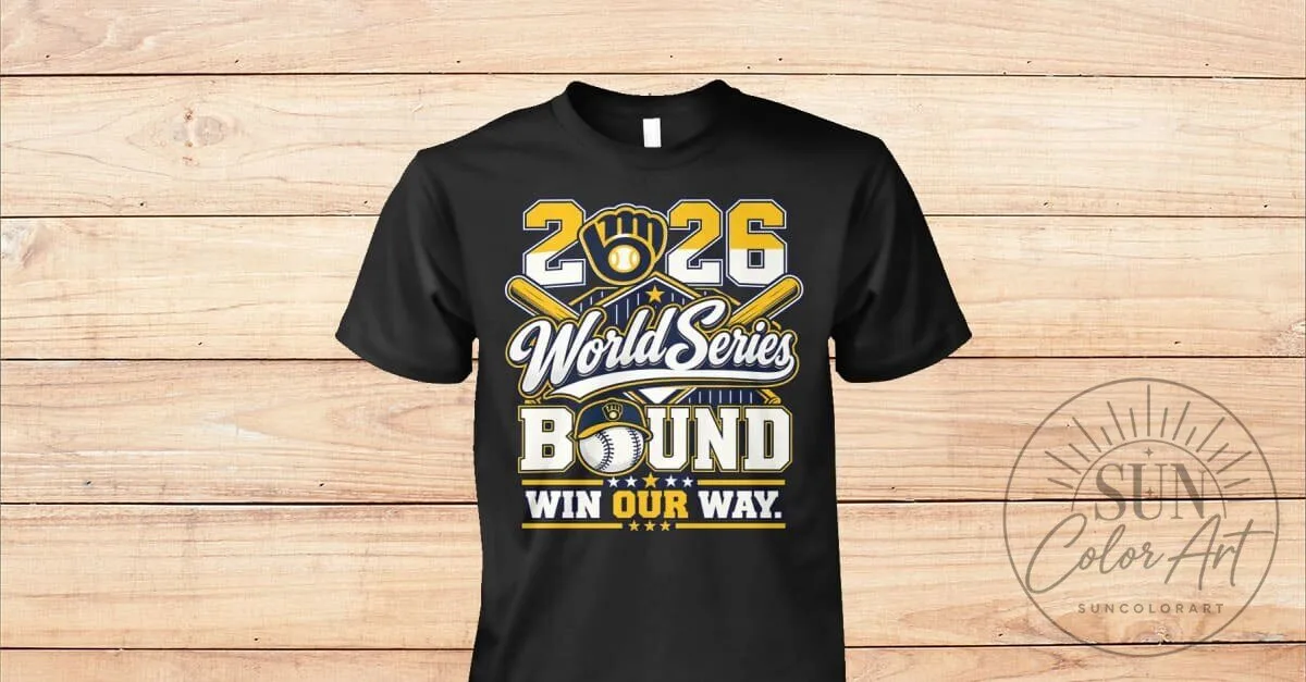 2026 World Series Bound Baseball Fan T-Shirt – Win Our Way