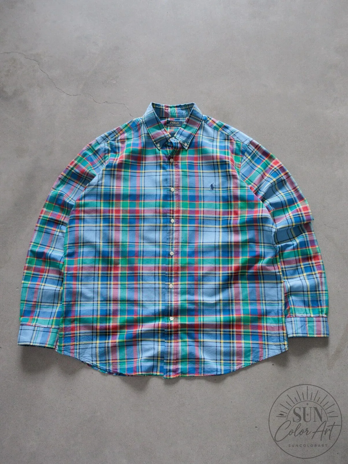 Long-Sleeve Button-Down Shirt in Plaid by Ralph Lauren 7 Long-Sleeve Button-Down Shirt in Plaid by Ralph Lauren