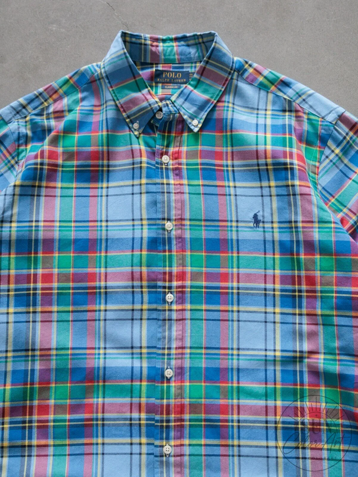 Long-Sleeve Button-Down Shirt in Plaid by Ralph Lauren 8 Long-Sleeve Button-Down Shirt in Plaid by Ralph Lauren