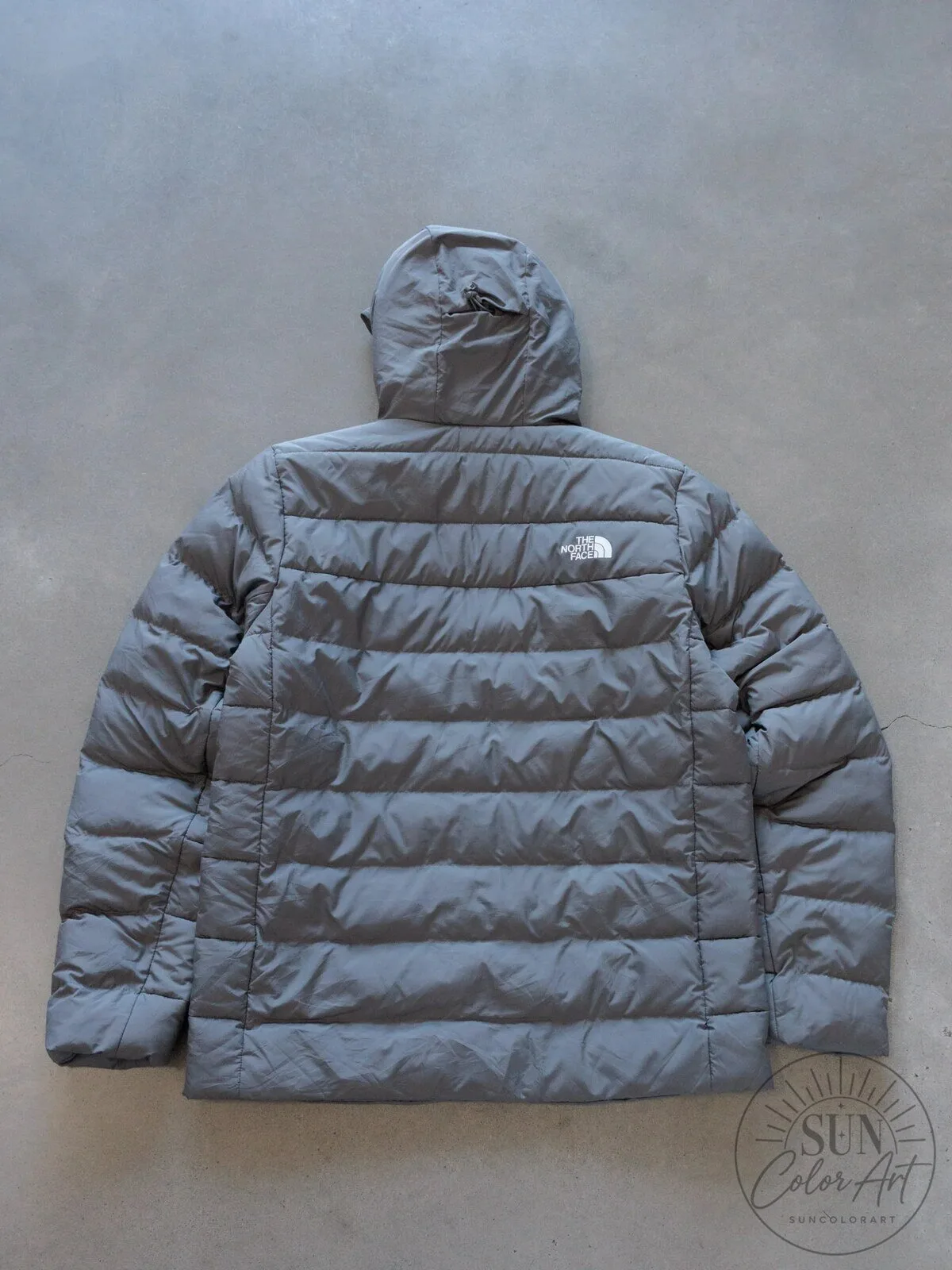 The North Face Grey Aconcagua 3 Hooded Puffer Jacket for Men 13 The North Face Grey Aconcagua 3 Hooded Puffer Jacket for Men