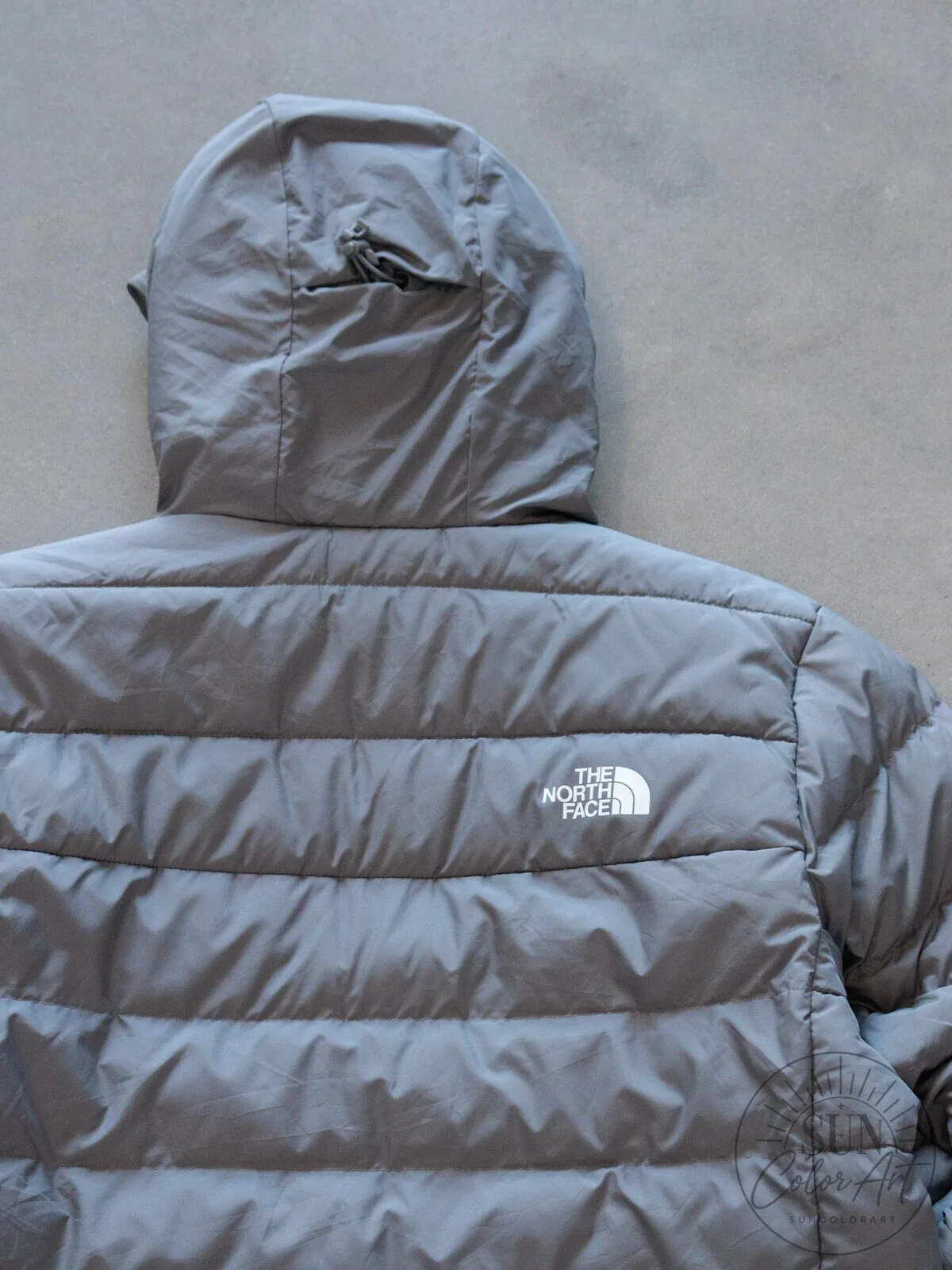 The North Face Grey Aconcagua 3 Hooded Puffer Jacket for Men 14 The North Face Grey Aconcagua 3 Hooded Puffer Jacket for Men